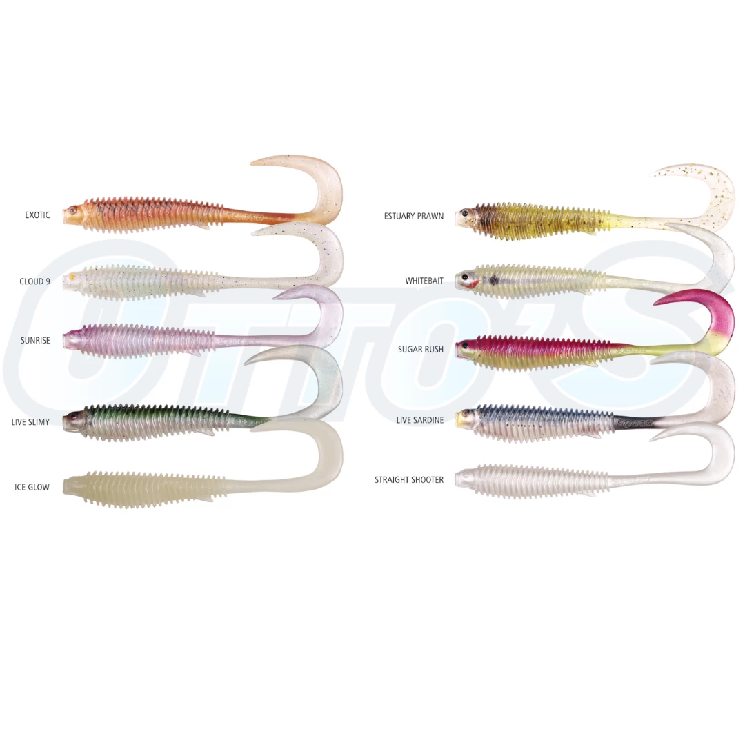 22 Shimano Squidgies Reef Wriggler Soft Plastic Fishing Lure
