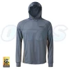 22 Shimano Hooded Tech Tee Cool Grey Long Sleeve Fishing Shirt