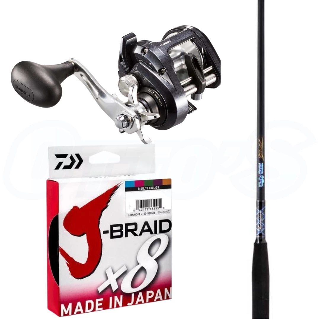 Shimano Snapper Bottom Bashing And Charter Fishing Combo 601H