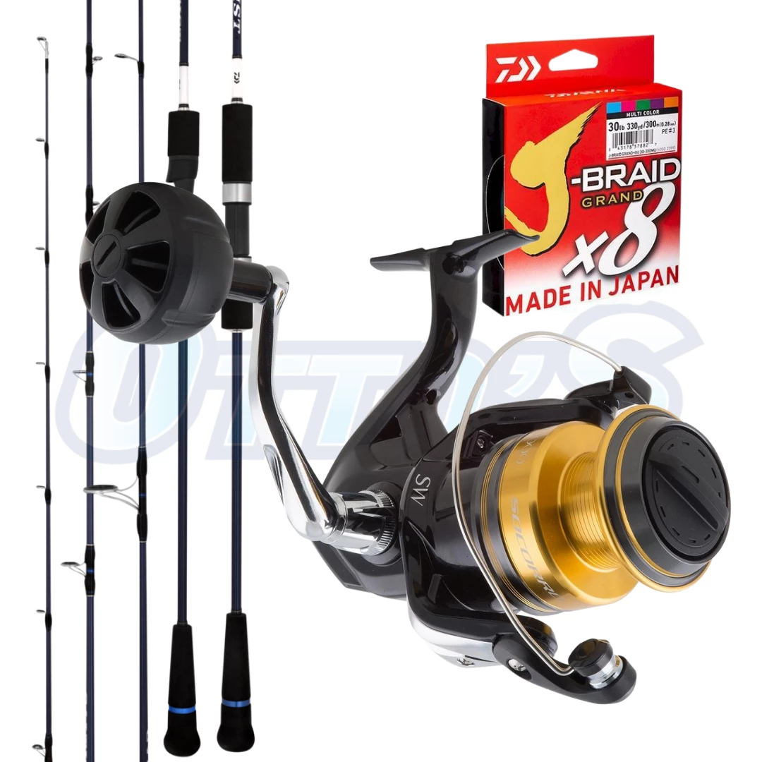 Light Spin Slow Jig Combo Saltist V2 And Shimano Socorro