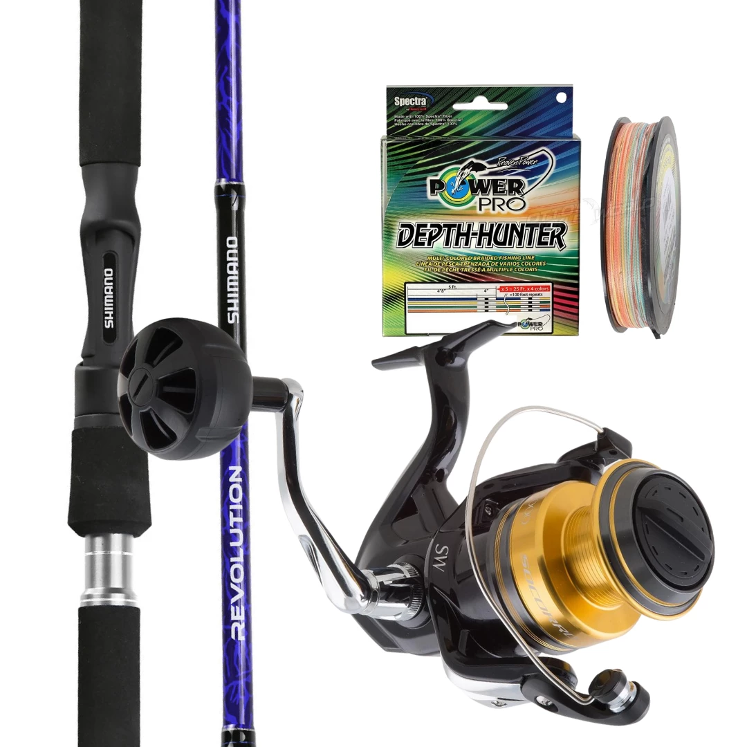 Medium Kingfish And Snapper Jigging And Live Baiting Combo Shimano