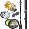 Shimano Tuna And Marlin Game Fishing 37kg Combo Tiagra And Switchbait