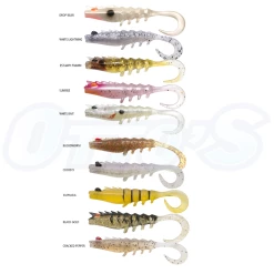 Shimano Squidgies PRAWN WRIGGLER TAIL 65mm Fishing Lures